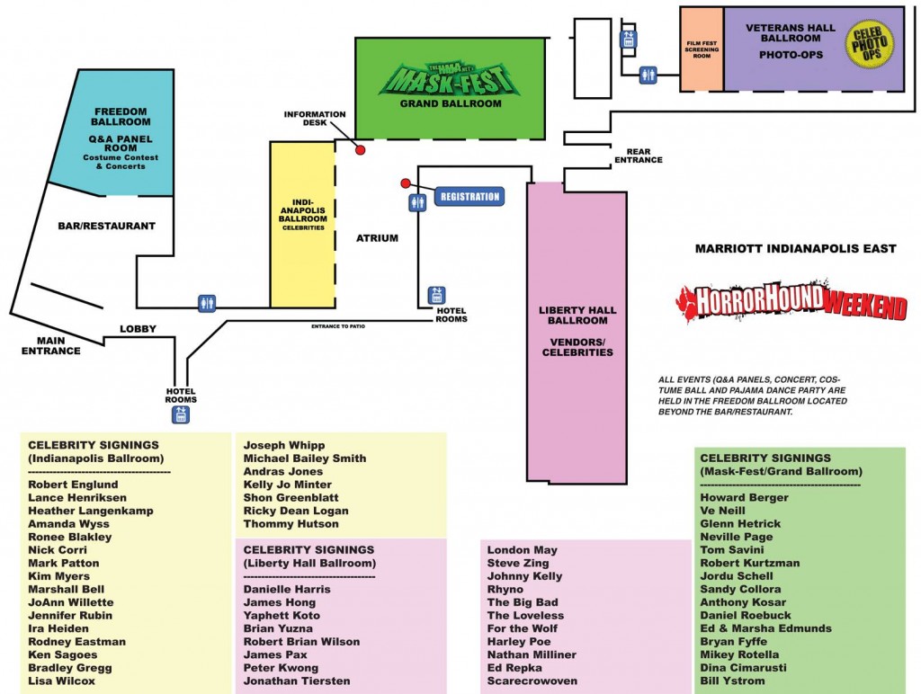 HorrorHound Weekend Indianapolis Celeb Photo Ops